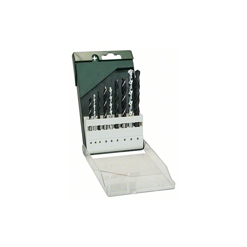 foto del prodotto bosch 2609255483 diy set punte da trapano miste, metallo hss r pietra legno, 9 pezzi 4 x 75, 6 x 93, 8 x 117 4 x 75, 6 x 100, 8 x 120 4 x 70, 6 x
