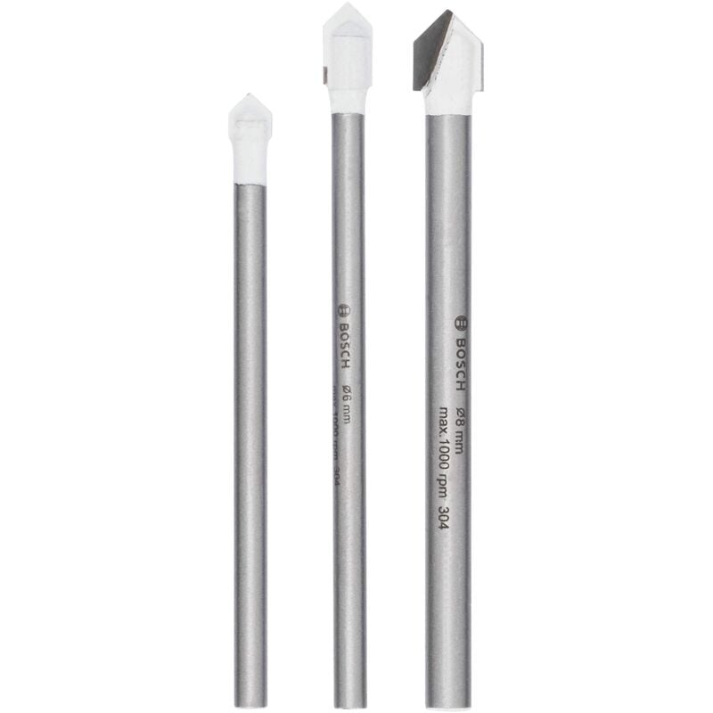 foto del prodotto bosch 2609255588 diy - set punte per piastrelle, 3 pezzi 5x70, 6x80, 8x80 mm