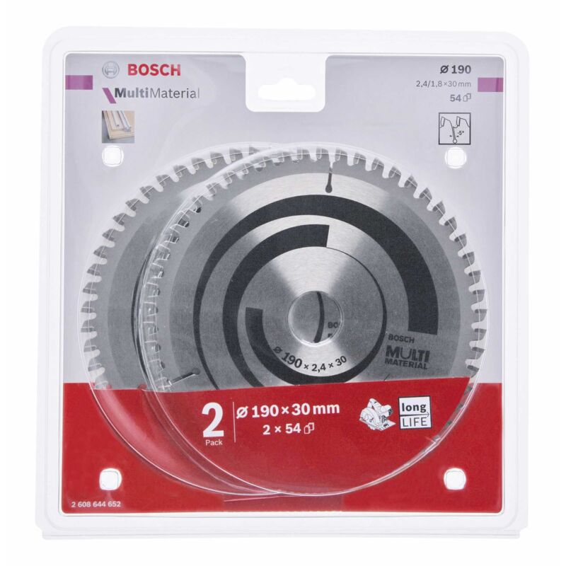 foto del prodotto bosch 2x multi material 190x30x2,4 1,8x54t