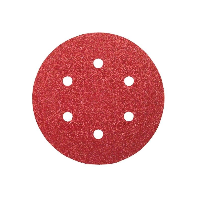 foto del prodotto bosch 5 fogli per levigatrice roto orbitale 150mm grana 120 8 fori