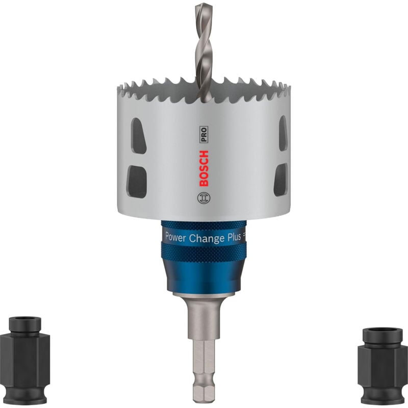 foto del prodotto bosch 5 x pro multi material power change plus starter set de per legno dolce, cartongesso, diametro de 68 mm, trapano e avvitatore 
