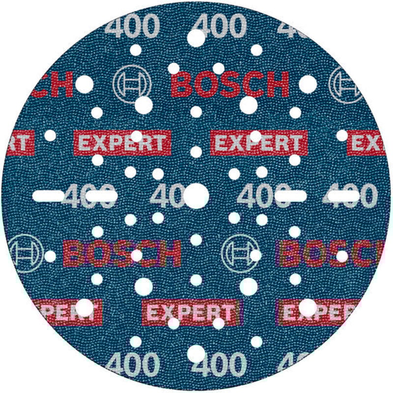 foto del prodotto bosch 50x disco desabbiatore expert o780, 150 mm per legno duro, pittura su legno, 150 mm, grana 400, accessori professionali levigatrice
