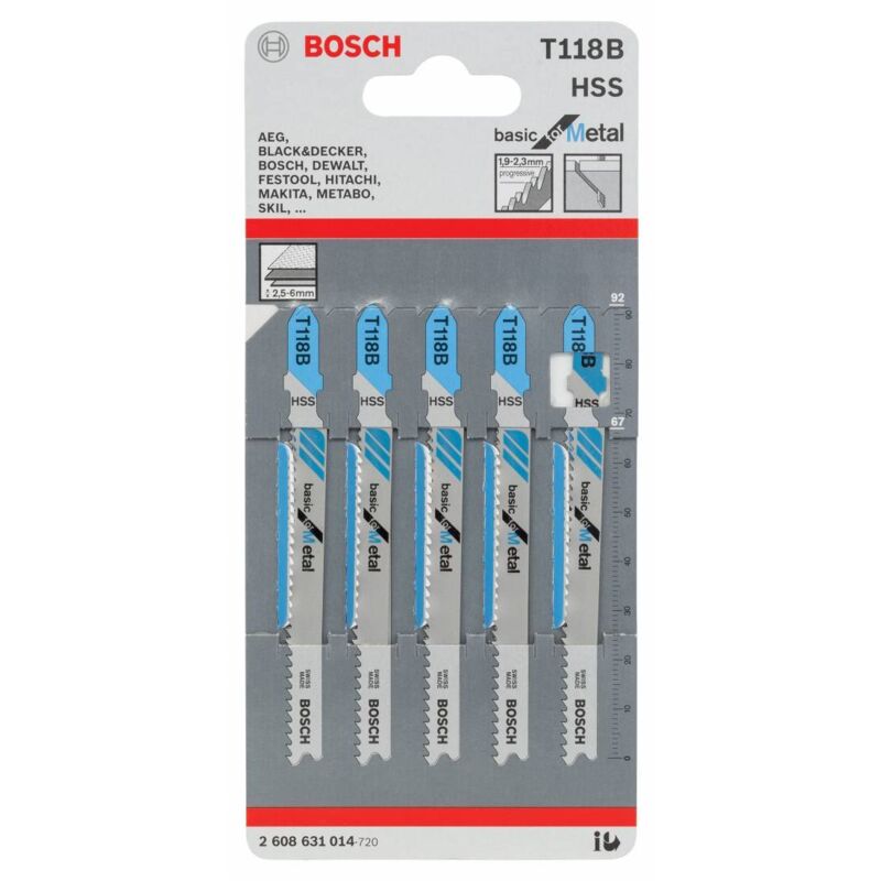 foto del prodotto bosch-a 5 lame t 118 b p/seghetto alternativo