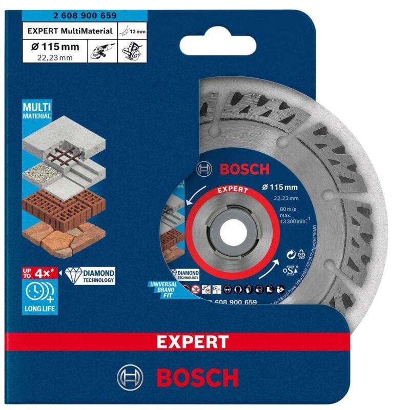 foto del prodotto bosch a disco diamantato expert d 115 mm