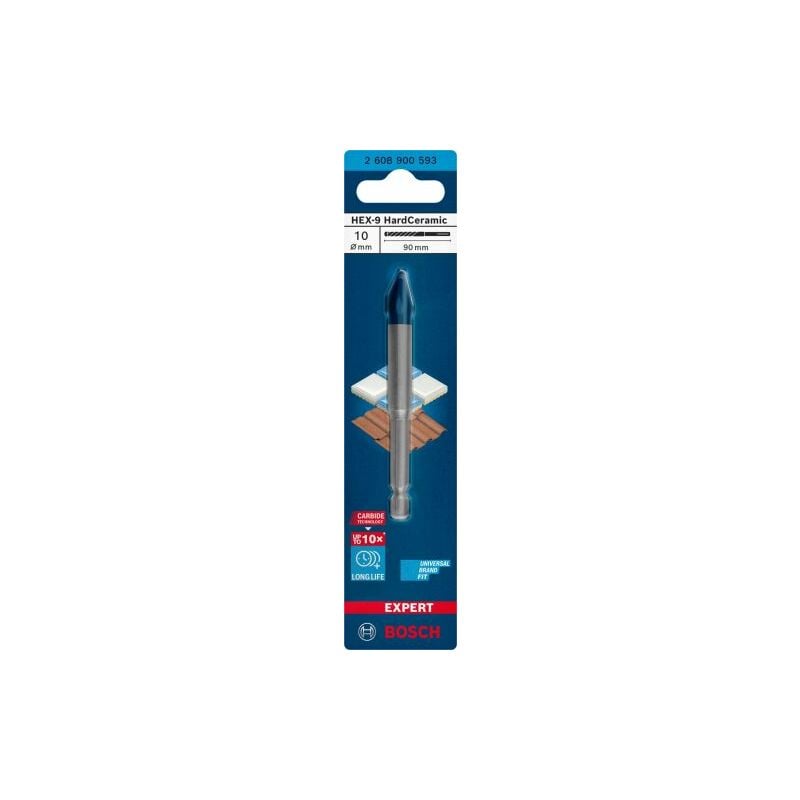 foto del prodotto bosch a punta p ceramica hex 9 d 10x90 mm