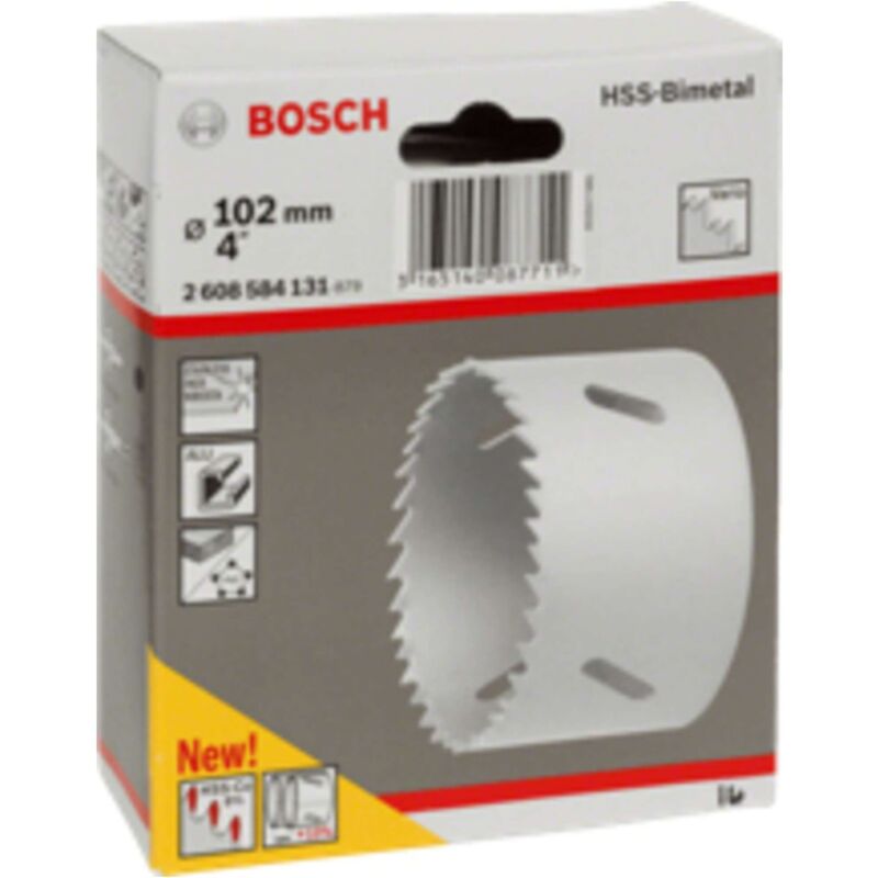 foto del prodotto bosch a sega a tazza bimetallica hss d 102