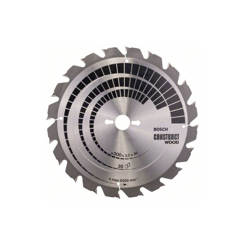 foto del prodotto bosch accessori 2 608 640 690 de lama costruire lama circolare per legno 300 x 30 3,2 mm, 20 