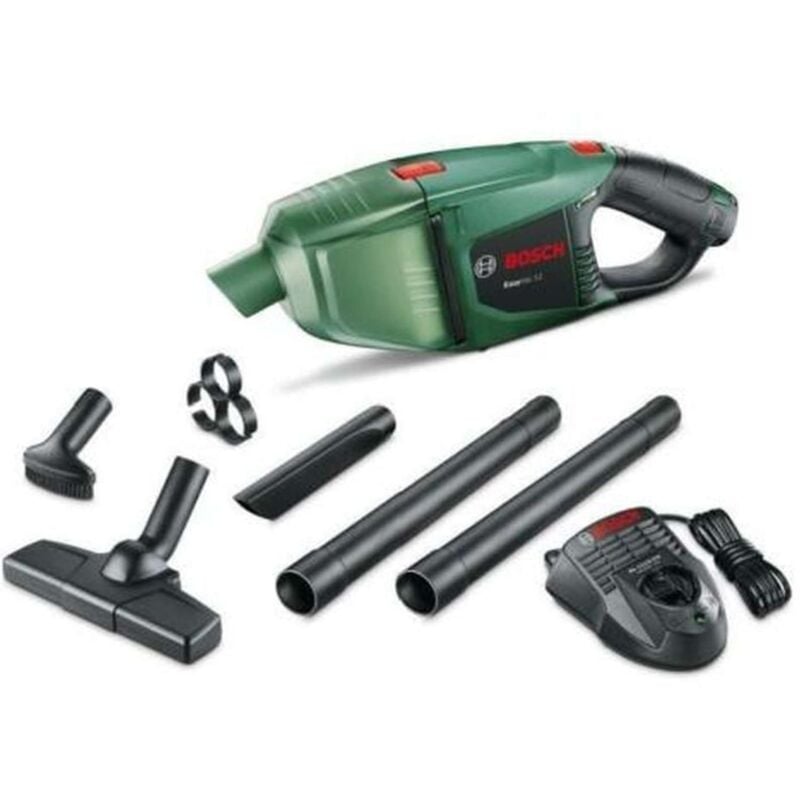 foto del prodotto bosch accessori aspirapolvere portatile senza fili 12v, volume 380 ml, 1x batteria 2,0 ah li ion, caricabatterie 06033d0001