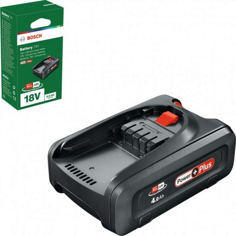 foto del prodotto bosch accessori batteria 18v li ion powerplus 4,0 ah 1607a350t0