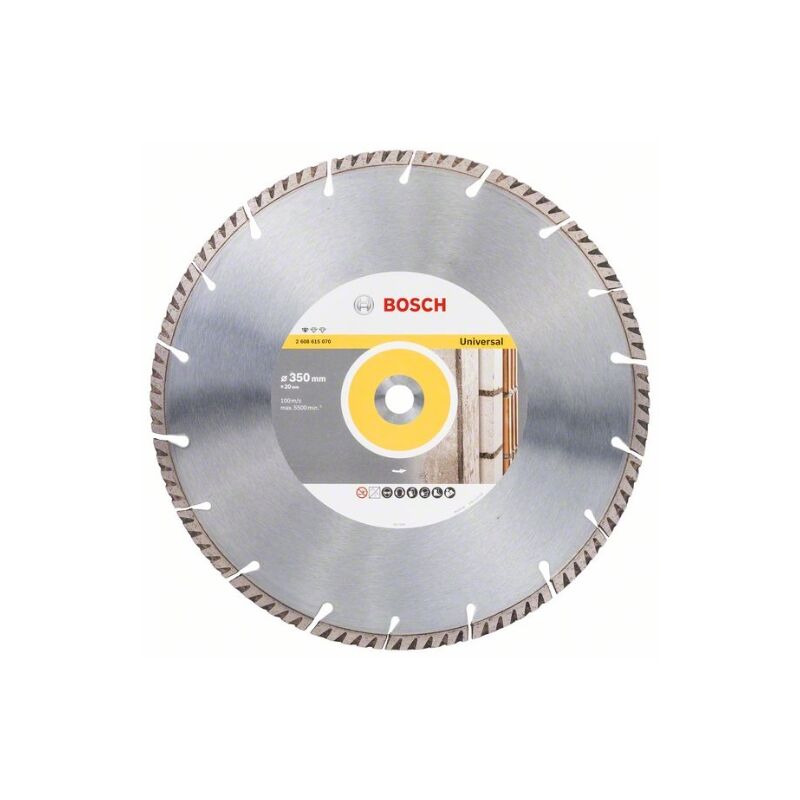 foto del prodotto bosch accessori lama de lama diamantata standard per sega universale, 350 x 20 x 3, 3 x 10 mm