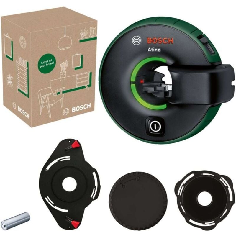 foto del prodotto bosch accessori livella laser a linee atino, portata 2,2 m 0603663az0