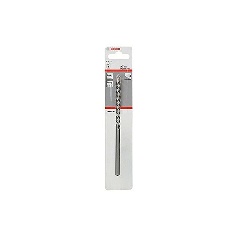 foto del prodotto bosch accessories 1x punte da calcestruzzo cyl 3 per calcestruzzo, 7 x 90 150 mm, accessorio perforatrice a percussione 