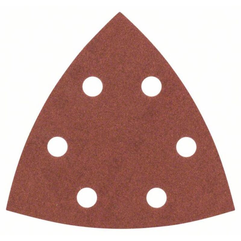 foto del prodotto bosch accessories 2607017110 carta abrasiva a delta a strappo, perforato dimensione dei grani 240 lato 93 mm 25 pz.