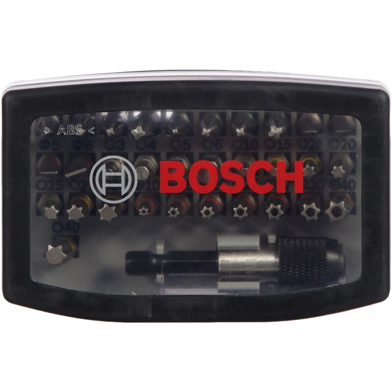 foto del prodotto bosch accessories 2607017319 set di punte per giravite, nero, 1 4 pollici