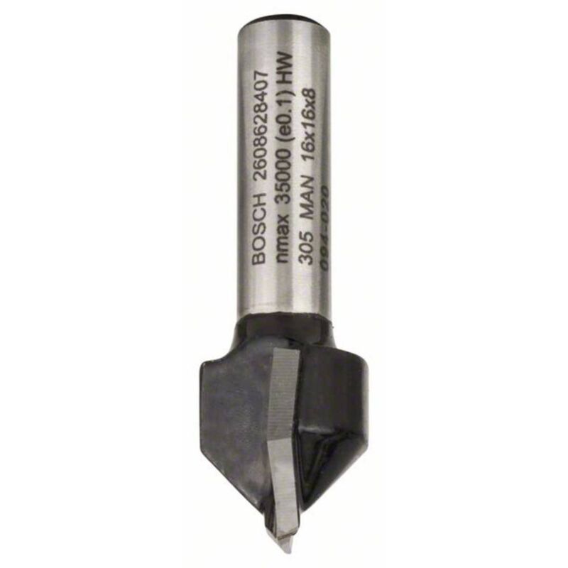 foto del prodotto bosch accessories 2608628407 fresa per scanalatura metallo temprato lunghezza 45 mm dimensione, 16 mm diametro albero
