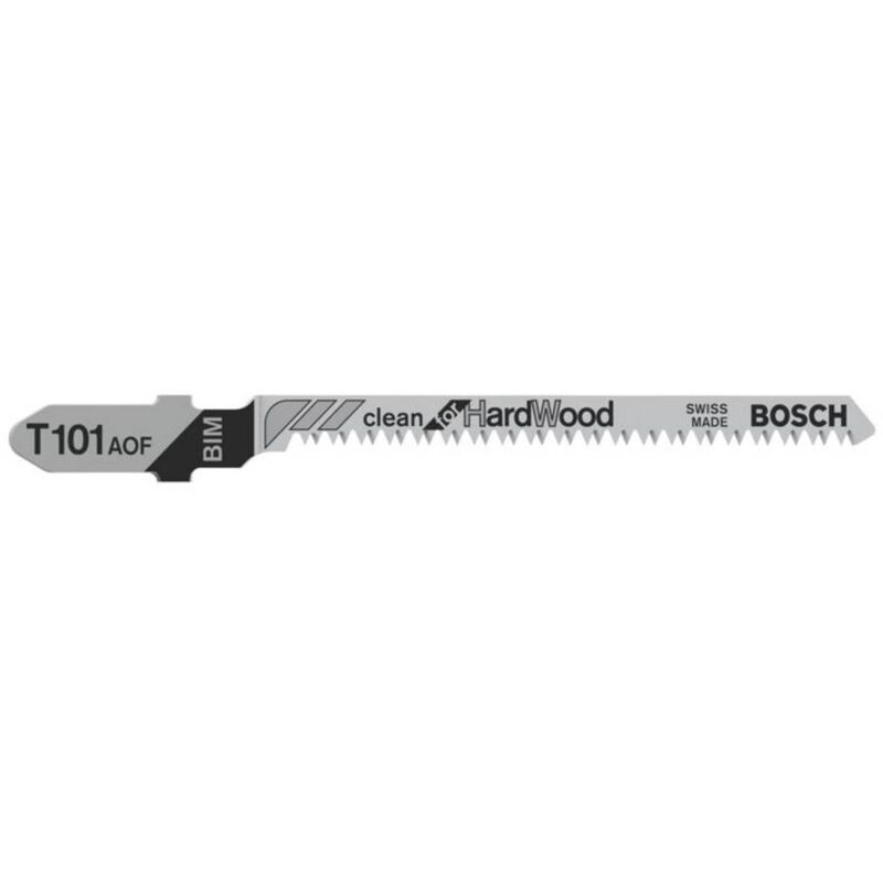 foto del prodotto bosch accessories 2608634233 lama per seghetto alternativo t 101 aof clean for hard wood 5 pz.