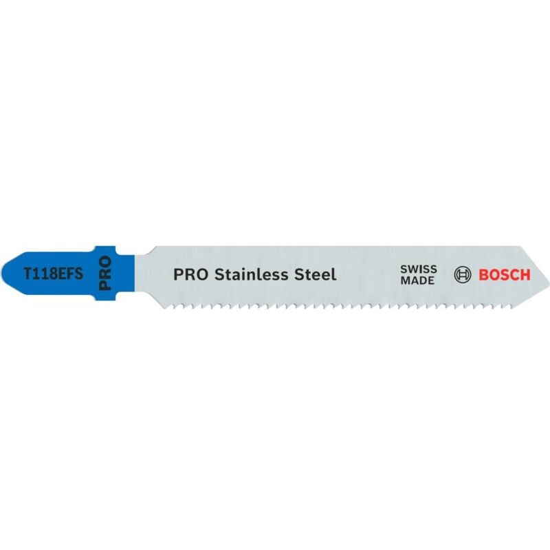 foto del prodotto bosch accessories 2608636497 lama per seghetto alternativo t 118 efs basic for inox 5 pz.