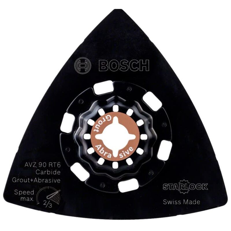 foto del prodotto bosch accessories 2608900043 expert sanding plate avz 90 rt10 carbide riff piastra di levigatura 1 pezzo 1 pz.