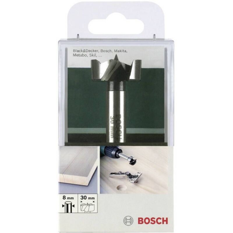 foto del prodotto bosch accessories 2609255286 punta forstner 20 mm lunghezza totale 90 mm alberino cilindrico 1 pz.