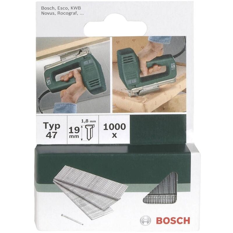 foto del prodotto bosch accessories 2609255813 chiodi per graffette tipo 48 dimensione del prodotto, lunghezza 14 mm 1000 pz.