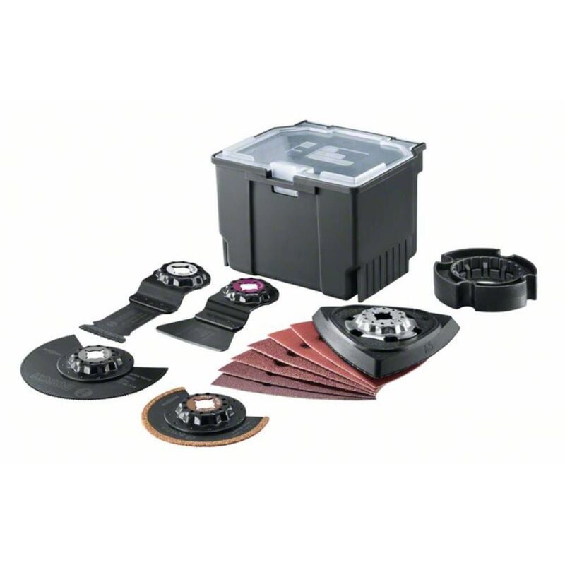 foto del prodotto bosch accessories 2609256f49 kit di accessori per multiutensile 12 parti 1 pz.