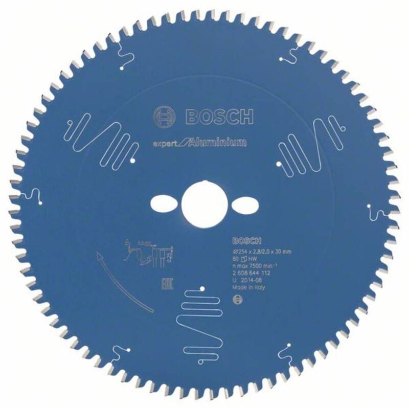foto del prodotto bosch accessories expert for aluminium 2608644112 lama circolare 254 x 30 x 2 mm numero di denti 80 1 pz.