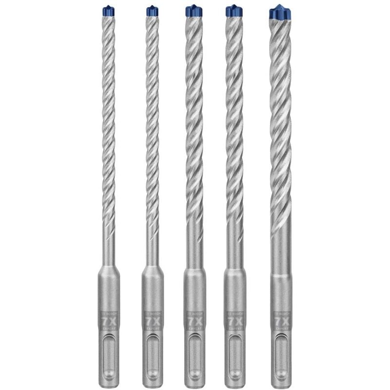 foto del prodotto bosch accessories expert sds plus 7x 2608900198 punta perforatrice 5 parti 6.0 mm, 6.0 mm, 8.0 mm, 8.0 mm, 10.0 mm sds 