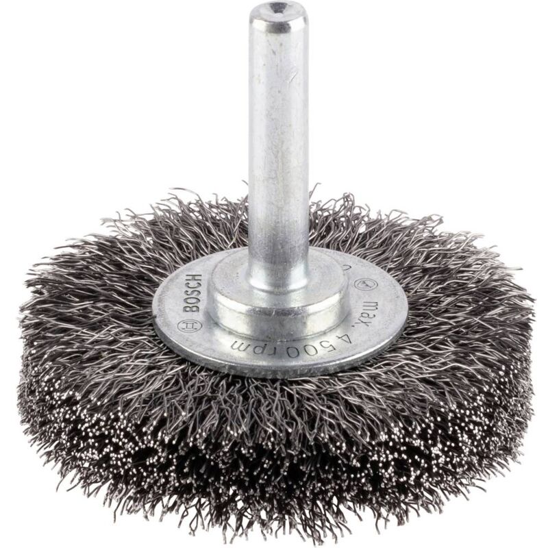 foto del prodotto bosch accessories spazzola a disco filo ondulato 50 mm, 0,2 mm, 15 mm gambo 6 mm 2608622111 1 pz.