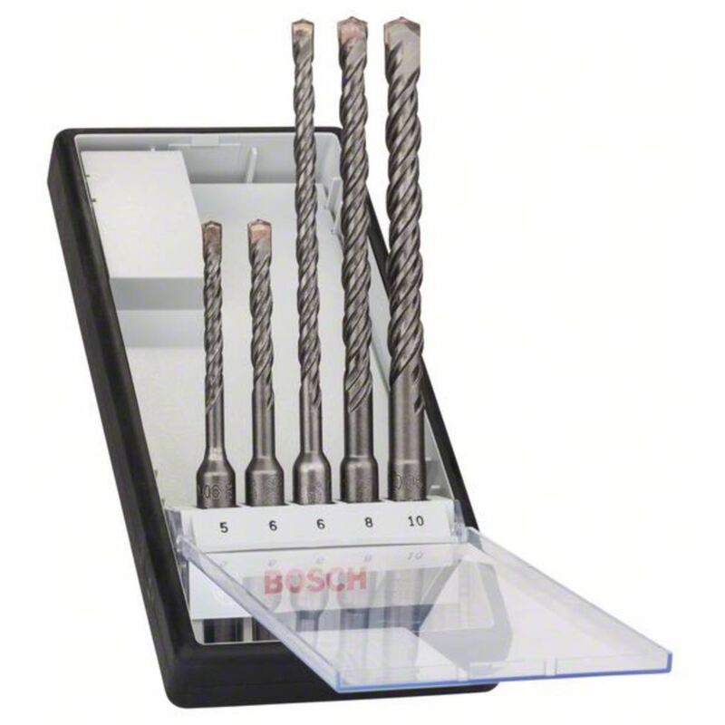 foto del prodotto bosch acciaio kit punte perforatrici 5 parti accessories 2607019927 sds plus 1 kit