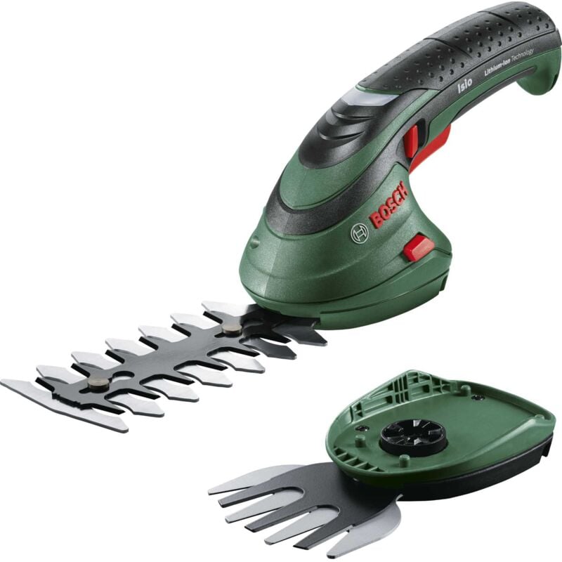 foto del prodotto bosch attrezzature da giardino cesoie tagliasiepi ed erba a batteria 3,6 v, caricabatterie 0600833108