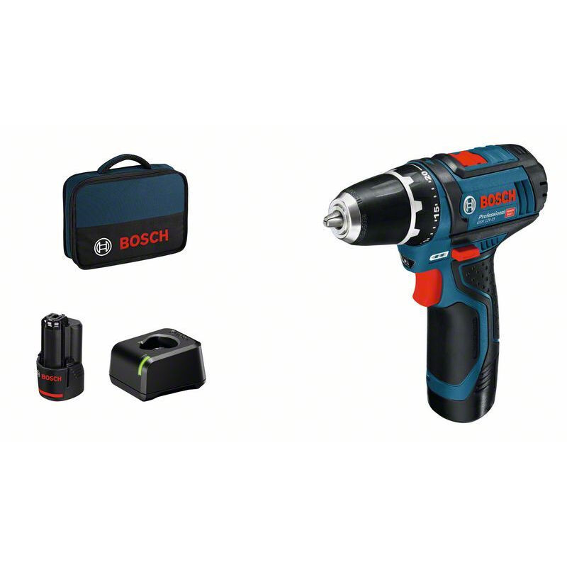 foto del prodotto bosch avvitatore a batteria 12v gsr 12v 15 1 batt.2ah 060186810f