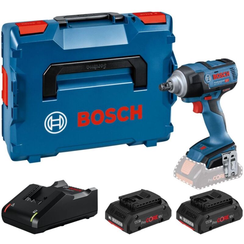 foto del prodotto bosch avvitatore a batteria gds 18v 300 2x4.0 procore 18v lboxx 06019d8202