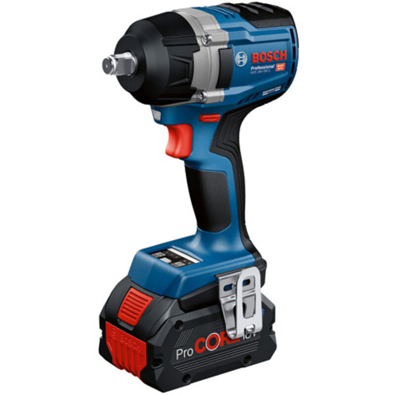 foto del prodotto bosch avvitatore a impulsi a batteria gds 18v 750 c senza batteria e caricabatterie nella confezione