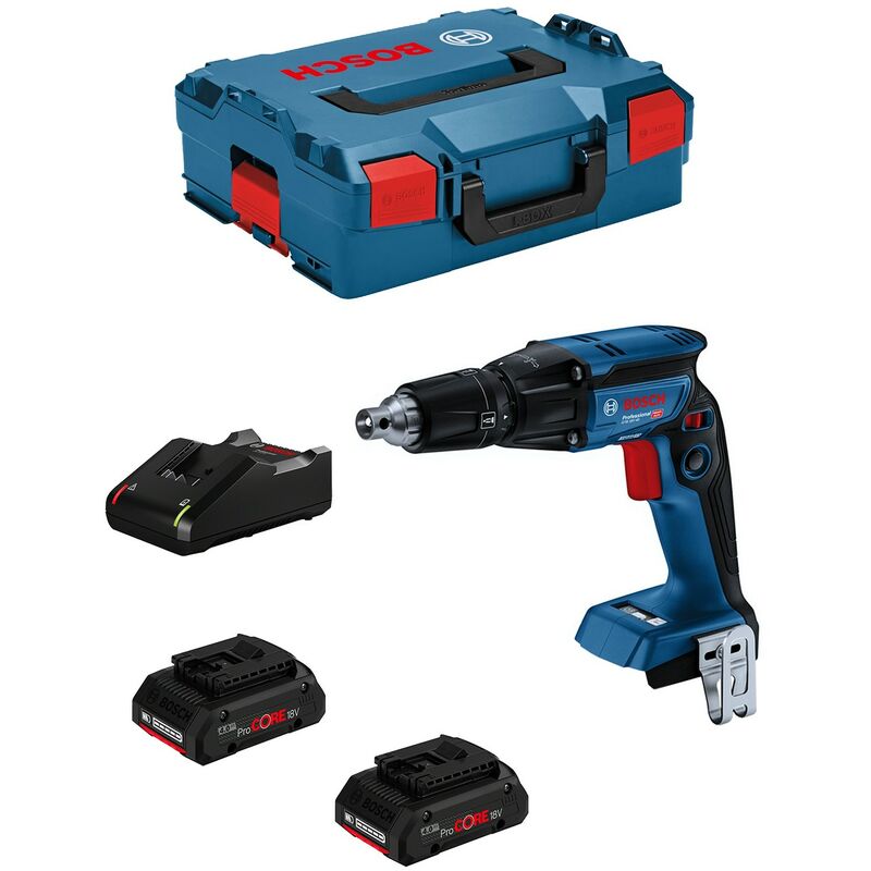 foto del prodotto bosch avvitatore per cartongesso gtb 18v 45 2 x 4,0 ah procore gal18v40 l boxx 136 