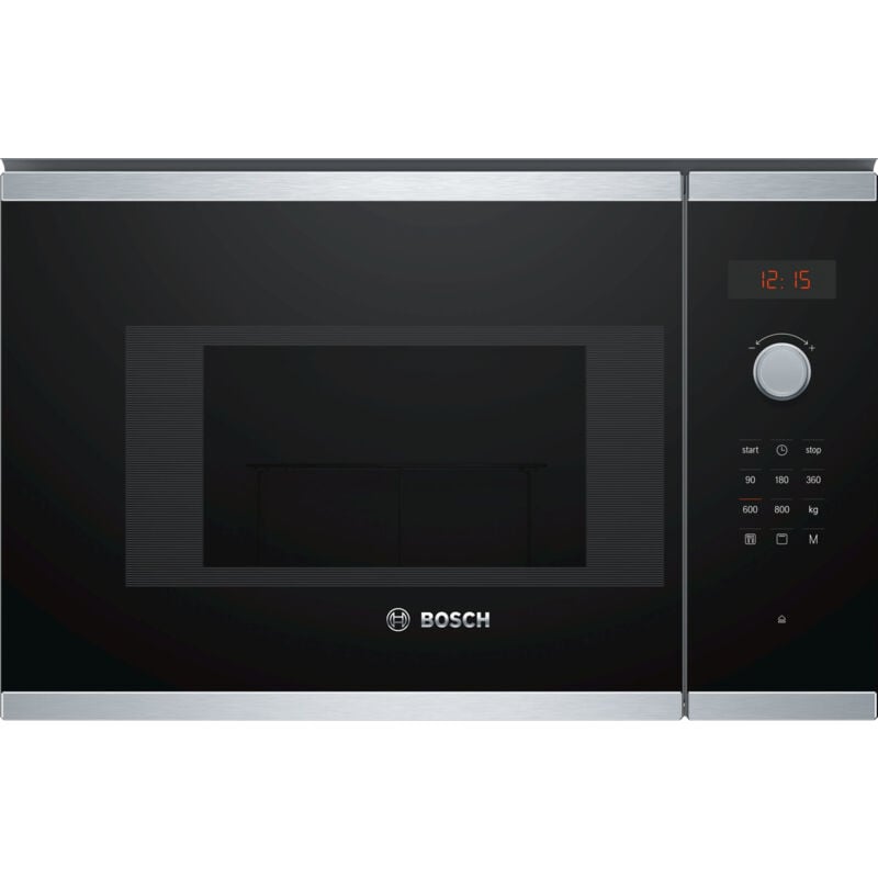 foto del prodotto bosch bel523ms0. posizionamento dell apparecchio da incasso, capacit interna 20 l, potenza microonde 800 w, display incorporato, tipo di