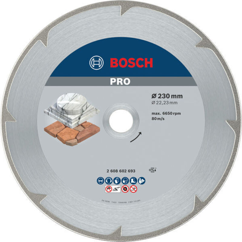 foto del prodotto bosch best for marble disco diamantato per smerigliatrice 230x2,2 mm