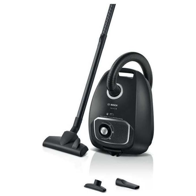 foto del prodotto bosch bgb41ba1 serie 4 aspirapolvere con sacco a traino potenza 600 watt capacita 4 litri colore nero