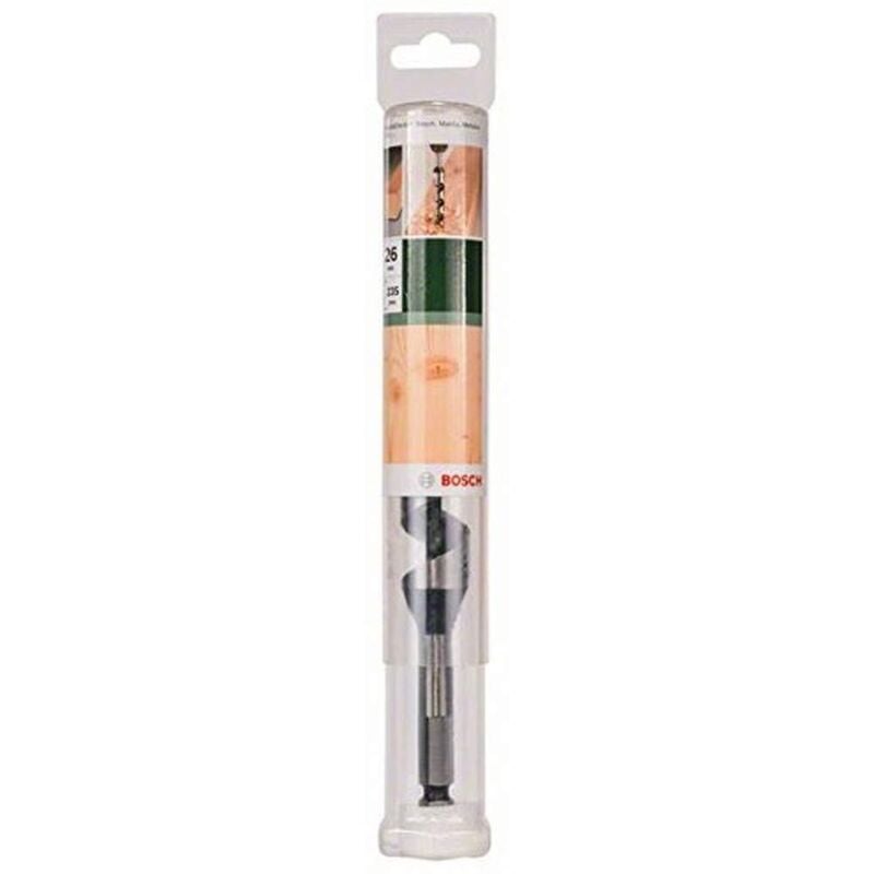 foto del prodotto bosch bosh 2609255253 punta del trapano a trivella per legno con punto filettato di autotaglio, diametro 26 mm