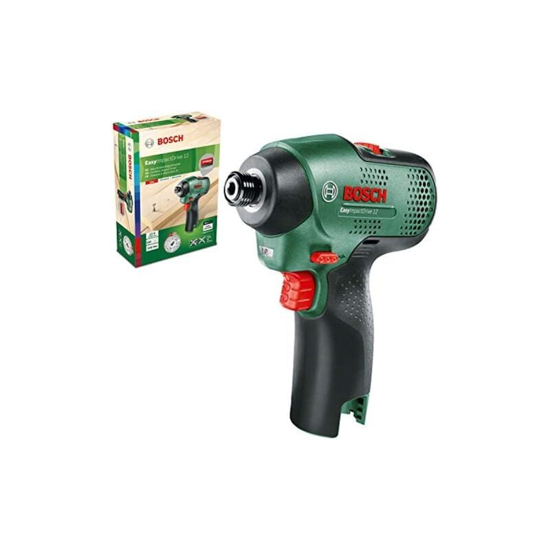 foto del prodotto bosch cacciavite de impatto a batteria easyimpactdrive 12 senza batteria, 12 v, in scatola di cartone de 