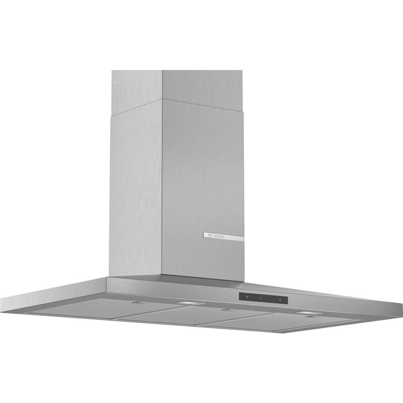 foto del prodotto bosch cappa a parete decorativa 90cm 610m3 h acciaio inox dwq96dm50