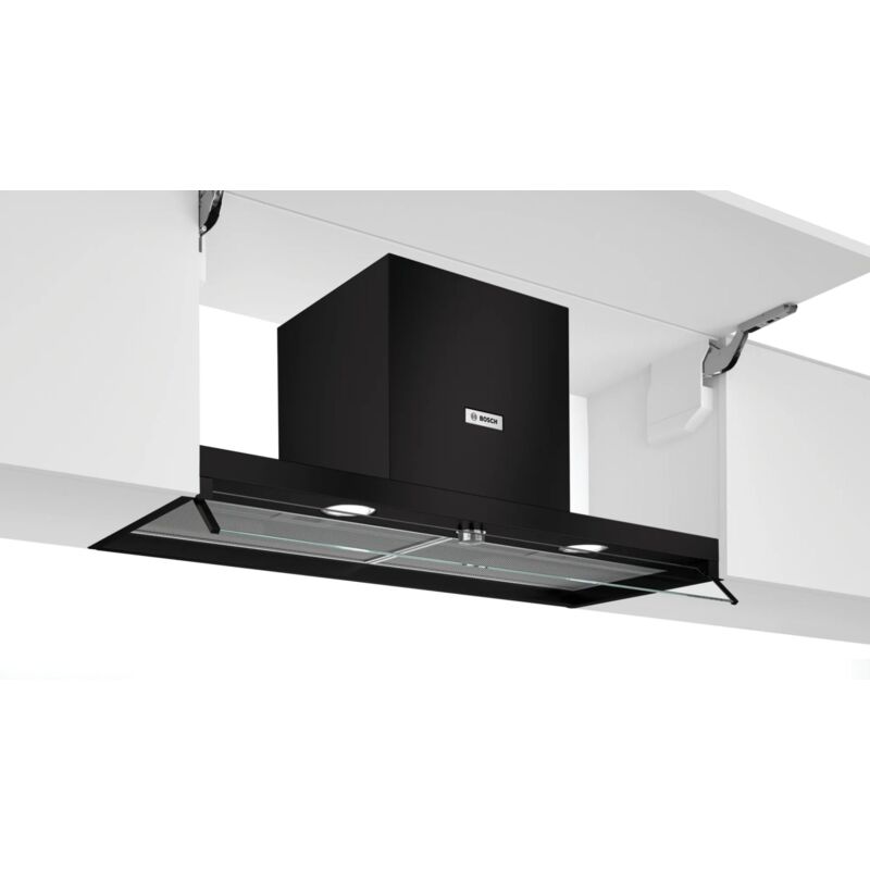 foto del prodotto bosch - cappa box integrata 90cm 620m3 h nero vetro - dbb96af60