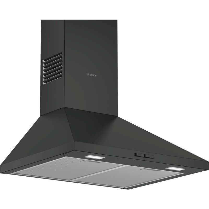 foto del prodotto bosch cappa da parete decorativa 60cm 360m3 h nera dwp64bc60