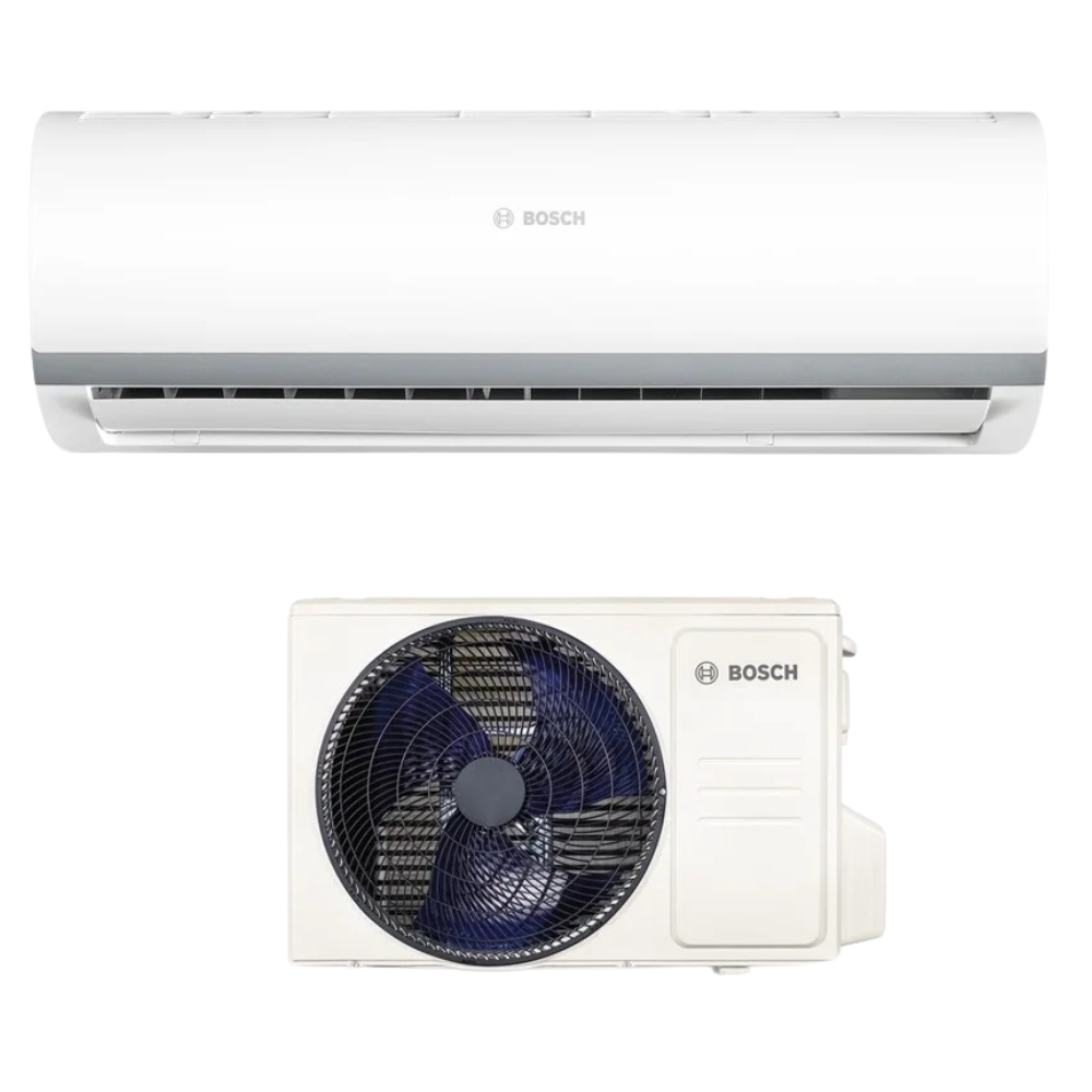 foto del prodotto bosch cl200035e cl2000uw35w condizionatore 12000 btu monosplit pompa di calore inverter a a unit interna unit esterna 