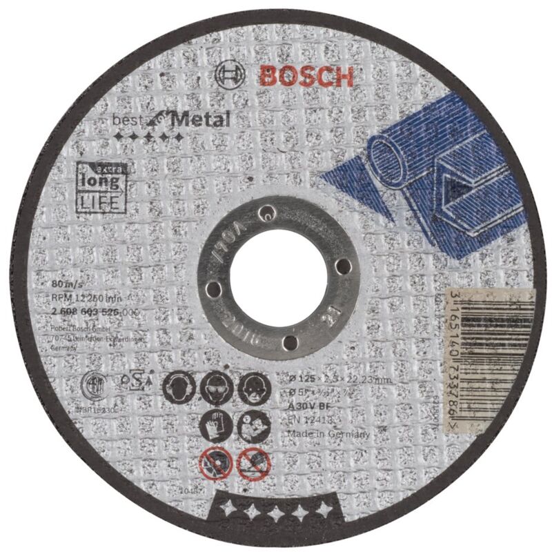 foto del prodotto bosch corte recto best metal 125x2,5mm 25 