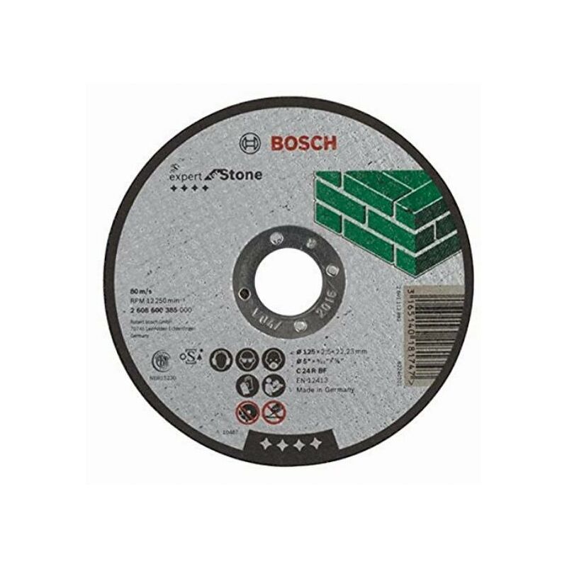 foto del prodotto bosch corte recto expert stone 125x2,5mm