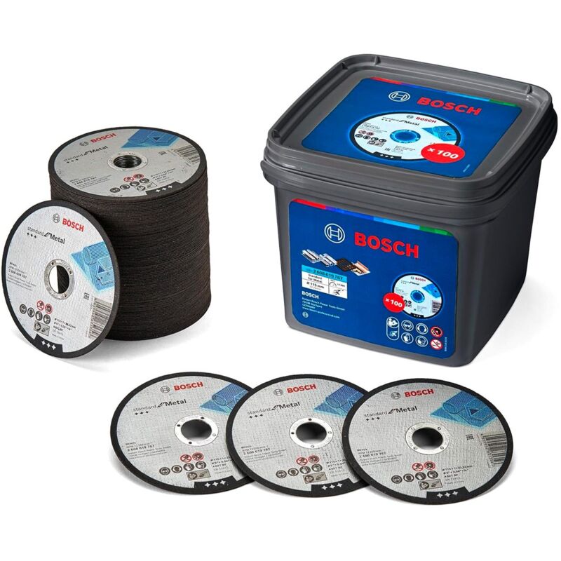foto del prodotto bosch cubo 100 dischi standard 115x1mm 0 615 997 65h 