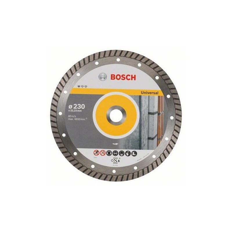 foto del prodotto bosch disco diamantato d230 22 23 universal turbo 2608602397