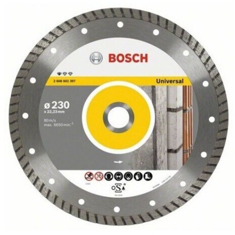 foto del prodotto bosch disco diamantato universale per smerigliatrice 230mm