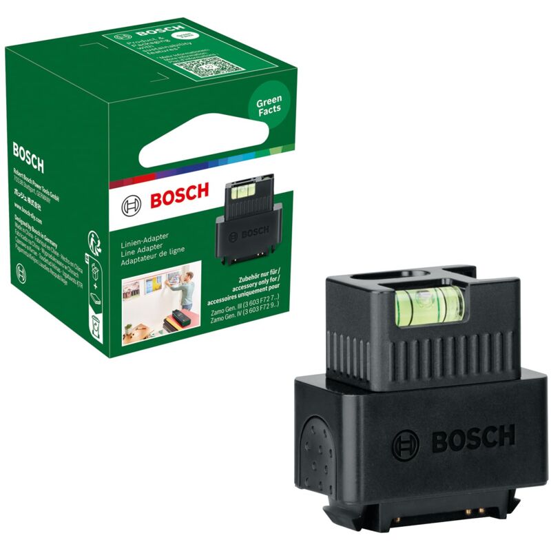foto del prodotto bosch distanziometro laser zamo adattatore a linee laser accessorio per zamo 4 gen., per un allineamento agevole degli oggetti, in cartone 