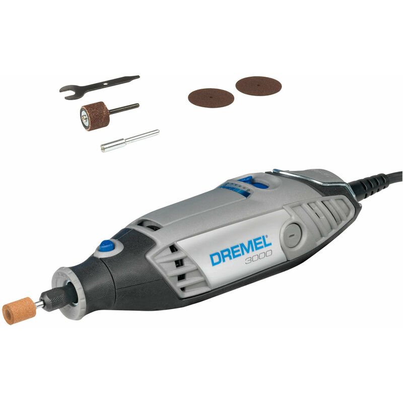 foto del prodotto bosch dremel elettroutensile smerigliatrice di precisione multifunzione con 5 accessori dremel 3000 3000 5 